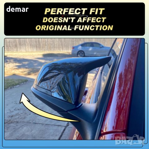 GEARZAAR резервни капаци за странични огледала за обратно виждане - BMW, снимка 4 - Аксесоари и консумативи - 43462965