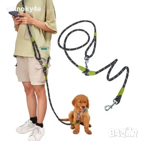 Повод за куче за свободни ръце на стопанина Джогинг колан за куче Hands Free повод за куче, снимка 1