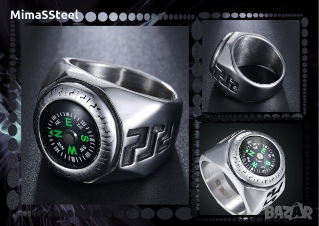 Стоманен пръстен , снимка 9 - Пръстени - 28333486