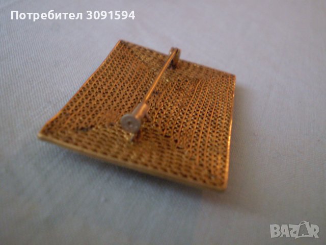  Арт Десо  брошка БОХЕМИЯ филигран, снимка 4 - Антикварни и старинни предмети - 39290284