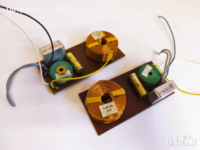 Качествени Двулентови аудио филтри от тонколони Braun , снимка 1