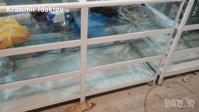 Стъклена витрина За магазин Стъклени шкафове с рафтове, снимка 2 - Витрини - 52578121