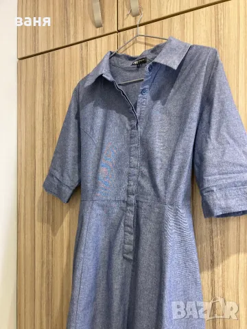 Рокля с коланче , снимка 6 - Рокли - 47689553