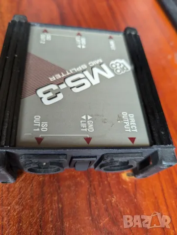 PROCO MS-3 Mic Splitter 1 to 3 - Signal Splitter, снимка 9 - Други - 47340549