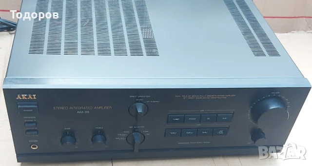 Akai AM-35 Stereo Integrated Amplifier 2X90W/4Ohm, снимка 7 - Ресийвъри, усилватели, смесителни пултове - 51385088