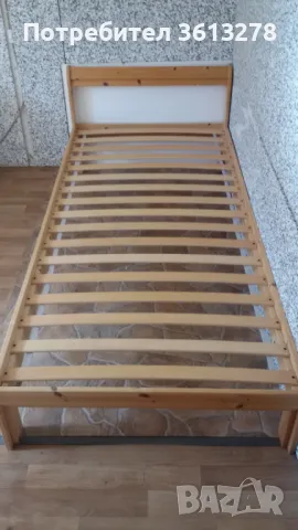 Единично легло с подматрачна рамка!, снимка 5 - Спални и легла - 50169950