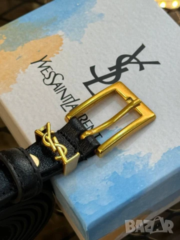 колани от естетствена кожа в кутия ysl saint laurent, снимка 3 - Колани - 50742652