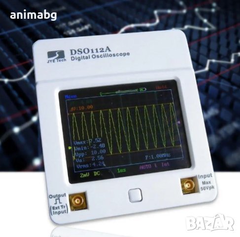 ANIMABG Цифров мини осцилоскоп 2MHz DSO112A, снимка 5 - Друга електроника - 44058865