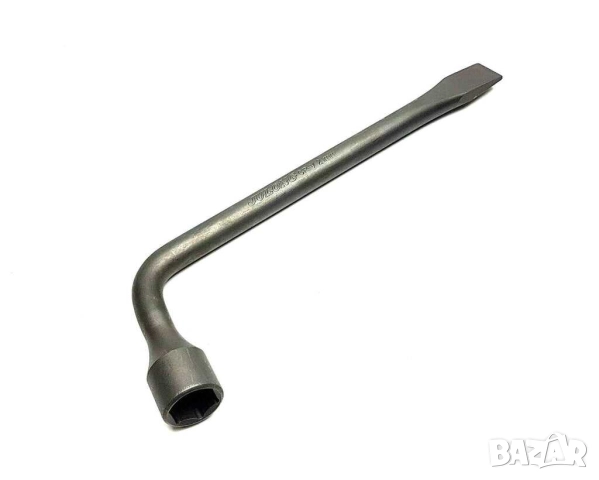 Стоманен ключ за автомобилни джанти, 17 мм, Хромиран