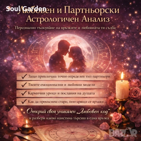 Защо Любовта ти не се Получава? – Персонален Любовен Астрологичен Анализ, снимка 4 - Друго ясновидство - 53601490