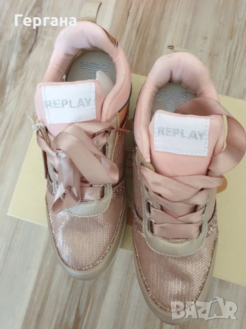 Кецове Риплей с  розови пайети 