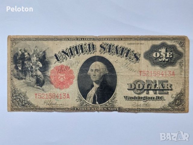 1 долар 1917 , снимка 1 - Нумизматика и бонистика - 40788527