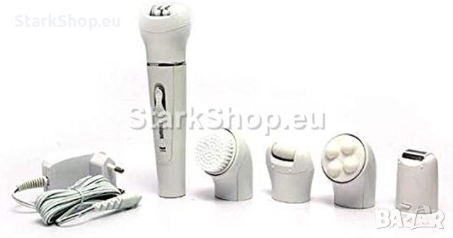 Епилатор 5в1 четка за лице, самобръсначка, масажор Beauty Tools Browns kemei, снимка 3 - Друга електроника - 40808884