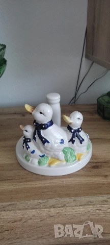 Порцеланов комплект от 11 части с декор "Патки", снимка 7 - Сервизи - 52232322