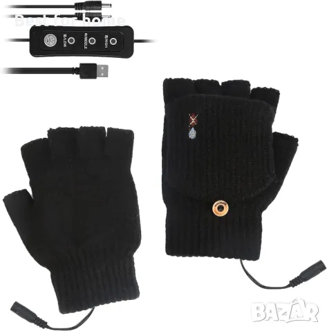 USB плетени нагреваеми ръкавици DaMohony, снимка 9 - Ръкавици - 47992578