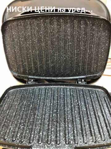 ПРОДАДЕНА* Контактен грил PROGRESS 1000W, снимка 4 - Скари - 48614925