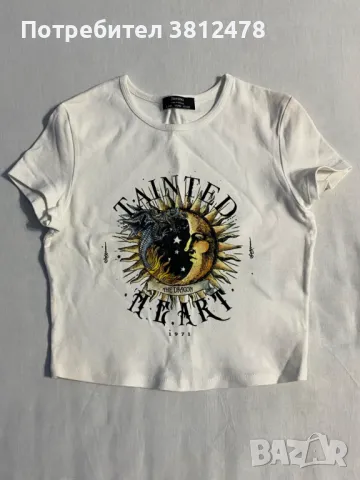 BERSHKA Дамска тениска 