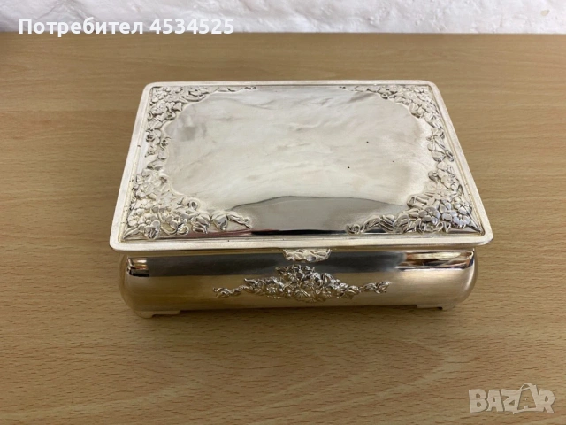 Посребрена кутия за бижута Special Memories 1862 – с оригинална кутия, снимка 2 - Антикварни и старинни предмети - 53260316