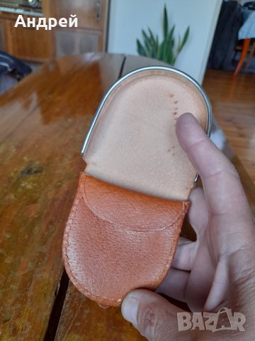 Старо кожено портмоне #2, снимка 6 - Антикварни и старинни предмети - 40757242