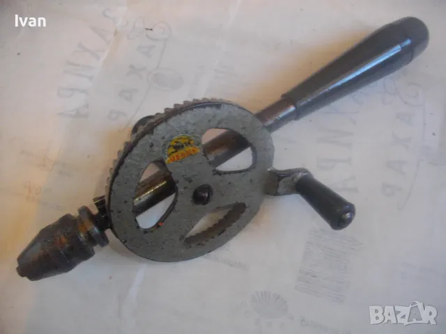 DEARK POLAND СТАРО КАЧЕСТВО ПОЛСКА СОЦ РЪЧНА ДРЕЛКА БОРМАШИНА МАТКАП ОТЛИЧНО СЪСТОЯНИЕ РЕТРО ВИНТИДЖ, снимка 2 - Бормашини - 48300672