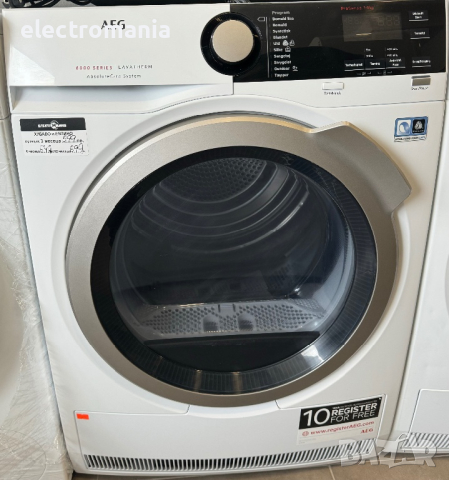 сушилня с термопомпа,AEG’ Lavatherm 8000 Series AbsoluteCare System T8DSK844E 9кг, снимка 1 - Сушилни - 44858863