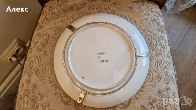 Arzberg, Авторска чиния за стена, 1960г Подписана., снимка 4 - Чинии - 32126334