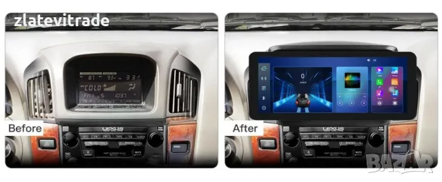 LEXUS RX300 / TOYOTA HARRIER - 9'' 1998-2005 Андроид навигация, 9363, снимка 6 - Навигация за кола - 36283404