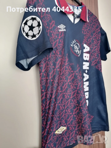 Ретро футболна тениска Аякс 1994-1995 - Нонер 8 Едгар Давидс, снимка 2 - Футбол - 52282224