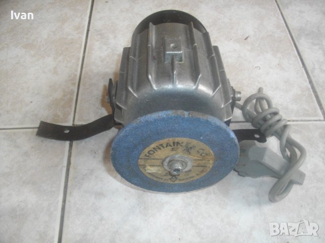 Бавна Скорост-75W/80-200W-Профи Обущарски Ел.Шмиргел-Герм/Холандия-RULER/CREUSEN-ф110мм, снимка 5 - Други инструменти - 37505530