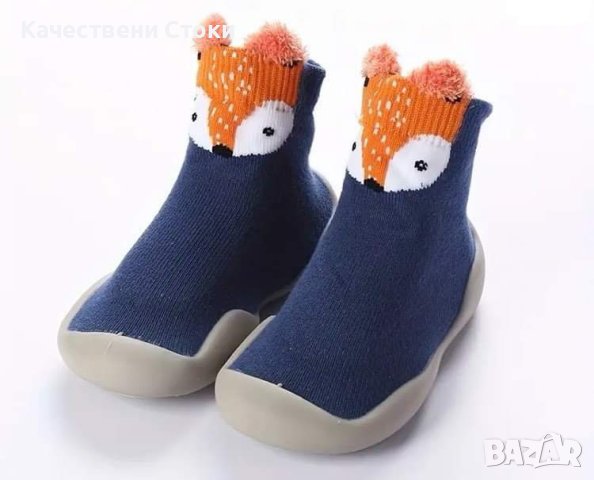 Детски чорапи с гумена подметка, снимка 5 - Чорапи - 43396773
