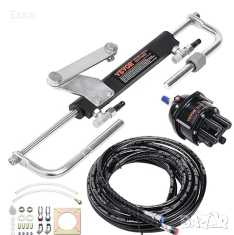 Хидравличен извънбордов кормилен комплект VEVOR, 90 к.с. , снимка 2 - Воден транспорт - 53429955