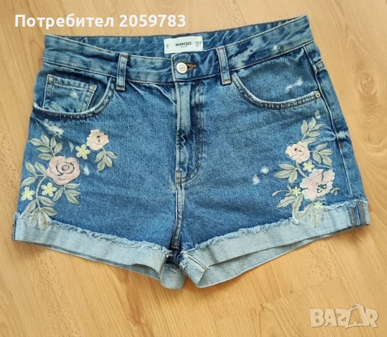 дамски дънкови панталонки MANGO