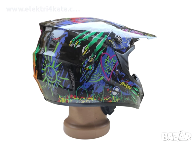 Каска Graffiti Monster, снимка 9 - Аксесоари за велосипеди - 52574710