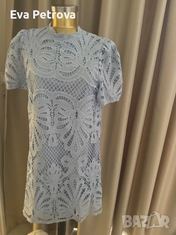 Елегантна и нежна дамска рокля М/Л , снимка 5 - Рокли - 52558558