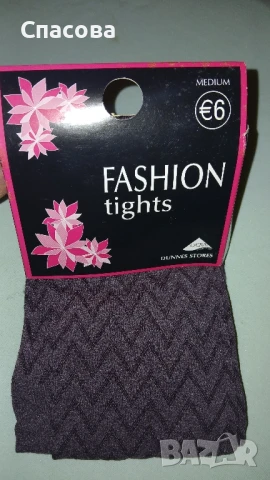 Нови Дамски фигурални плътни чорапогащи , снимка 3 - Дамски чорапи - 50699979