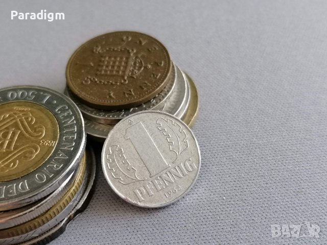 Монета - Германия - 1 пфениг | 1962г.; серия А, снимка 1 - Нумизматика и бонистика - 37747467