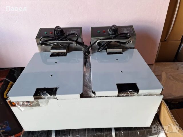 Фритюрник електрически професионален 8л.+8л.3моделаа, снимка 4 - Друго търговско оборудване - 53282484