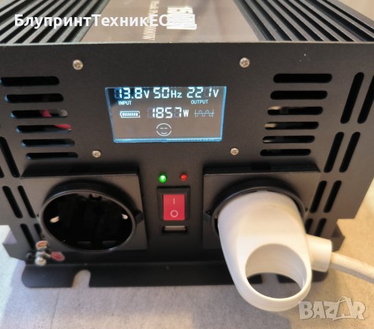 12V UPS 1500/3000W с пълна синусоида и 20А зареждане, снимка 2 - Друга електроника - 43034147