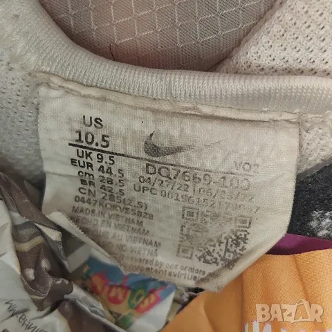 маратонки Nike Air Force 1 React 'White Sail Black' номер 44 ,5, снимка 7 - Маратонки - 49787305