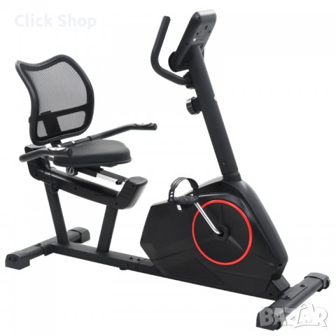 Магнитен легнал велотренажор с измерване на пулс, снимка 1