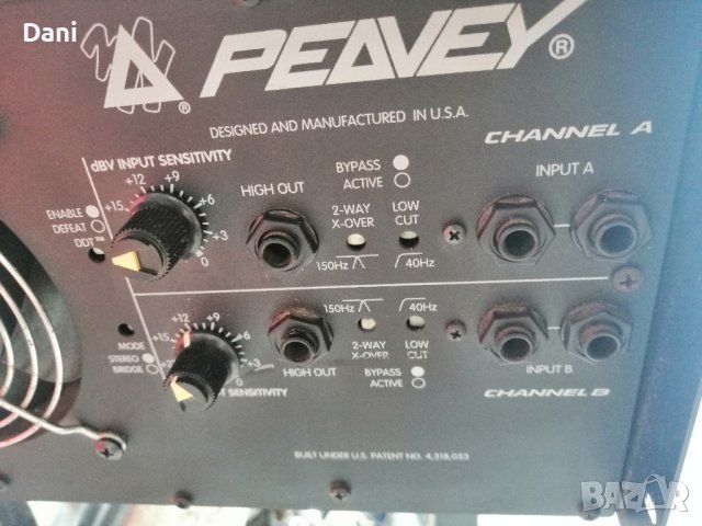 Професионален стерео усилвател Peavey PV2000 - 2000вата, снимка 3 - Ресийвъри, усилватели, смесителни пултове - 37983666