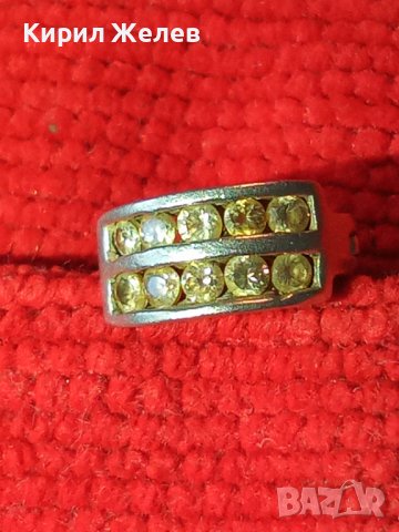 РАЗКОШНА АНГЛИСКА СКЪПОЦЕННА СРЕБЪРНА РЕТРО ОБЕЦА СРЕБРО 925 с ИСКРЯЩИ ЦИРКОНИ 40137, снимка 2 - Обеци - 42466498