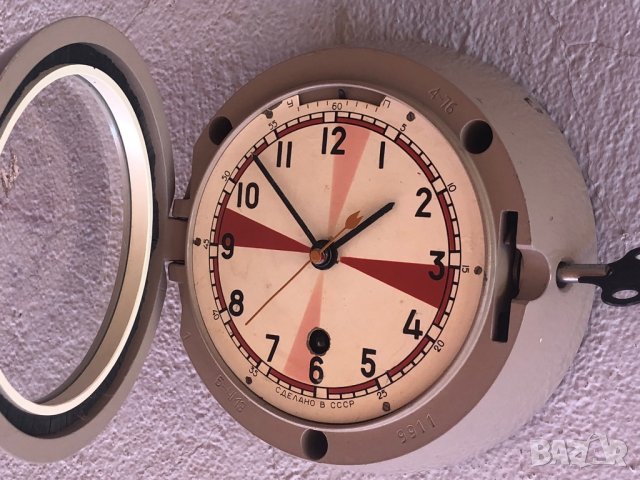 Руски военен часовник-Военновъздушни сили-N 9912 от 1976г., снимка 4 - Стенни часовници - 27290245
