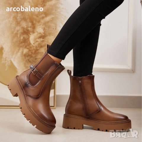 Дамски боти тип „Челси“, 3цвята , снимка 8 - Дамски боти - 51975785