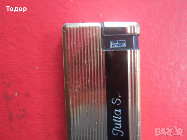 Позлатена запалка Хадсън , снимка 2 - Колекции - 38154861