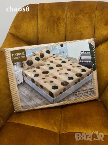 Чаршаф с ластик + 2 калъфки , снимка 1