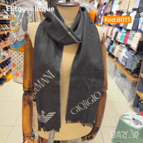 кашмирен шал emporio armani , снимка 8 - Шалове - 52415826