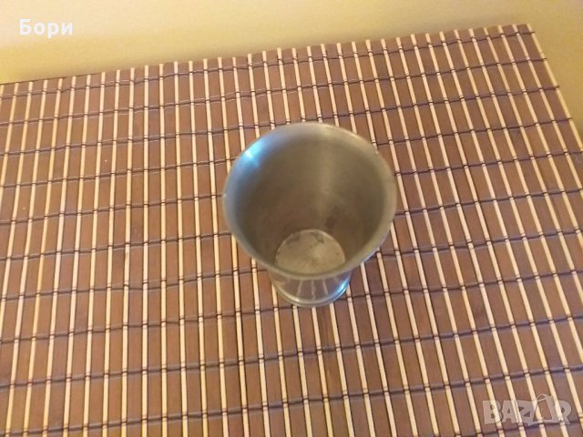 Оловна немска чаша, снимка 2 - Антикварни и старинни предмети - 27493171