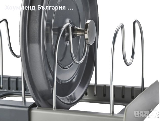 Разтегателен oрганайзер за капаци, тигани и чинии, снимка 2 - Кутии за съхранение - 40708931