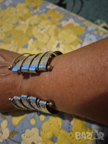 метална гръцка гривна, снимка 6 - Гривни - 51369687